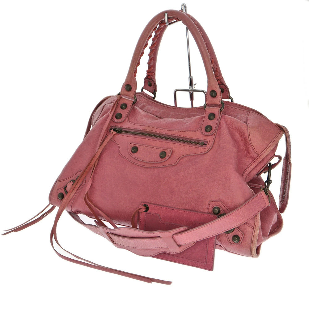 Balenciaga The City Pink Bag